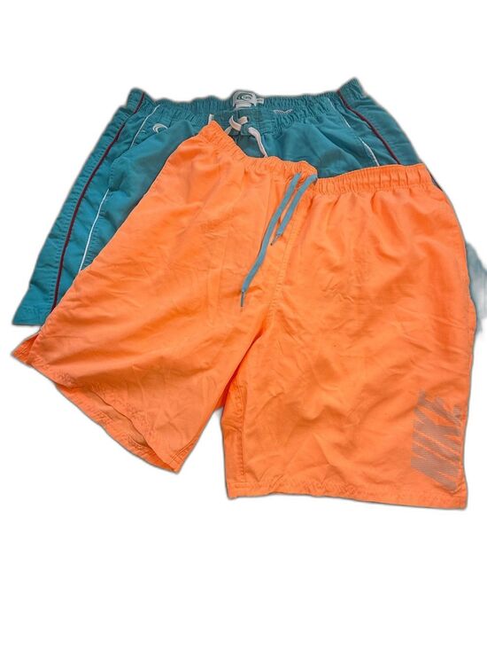 Nike Other - Nike Men's XXL Swim Trunks 9" Inseam Orange + Blue Teal Cove = 2 Pair Bundle